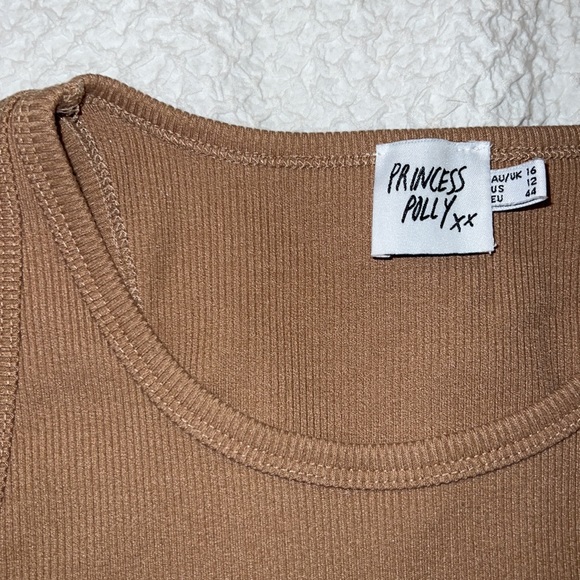 Princess Poly Brown Tank Top / US 12 - Picture 2 of 2